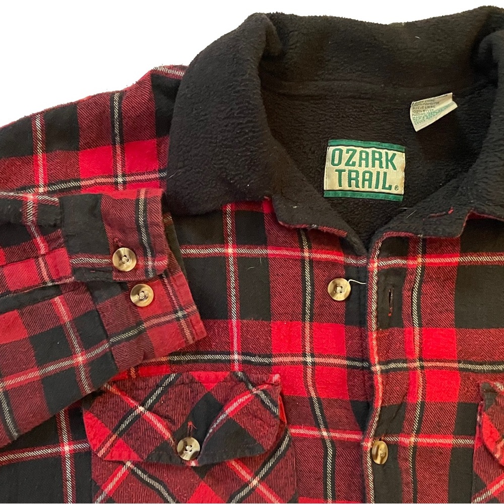 Vintage Ozark Trail Flannel Shirt Jacket